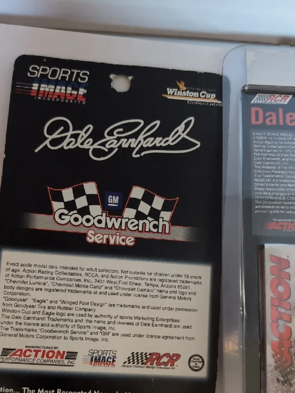 Dale Earnhardt Goodwrench #3 Black Die-Cast Car Set - Picture 7 of 7